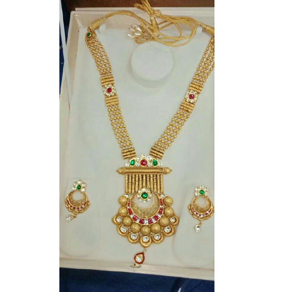 22KT Gold fancy ladies Necklace set