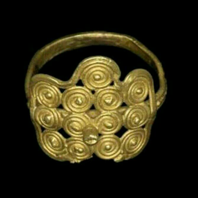 Gold Fancy Wax Casting Ring