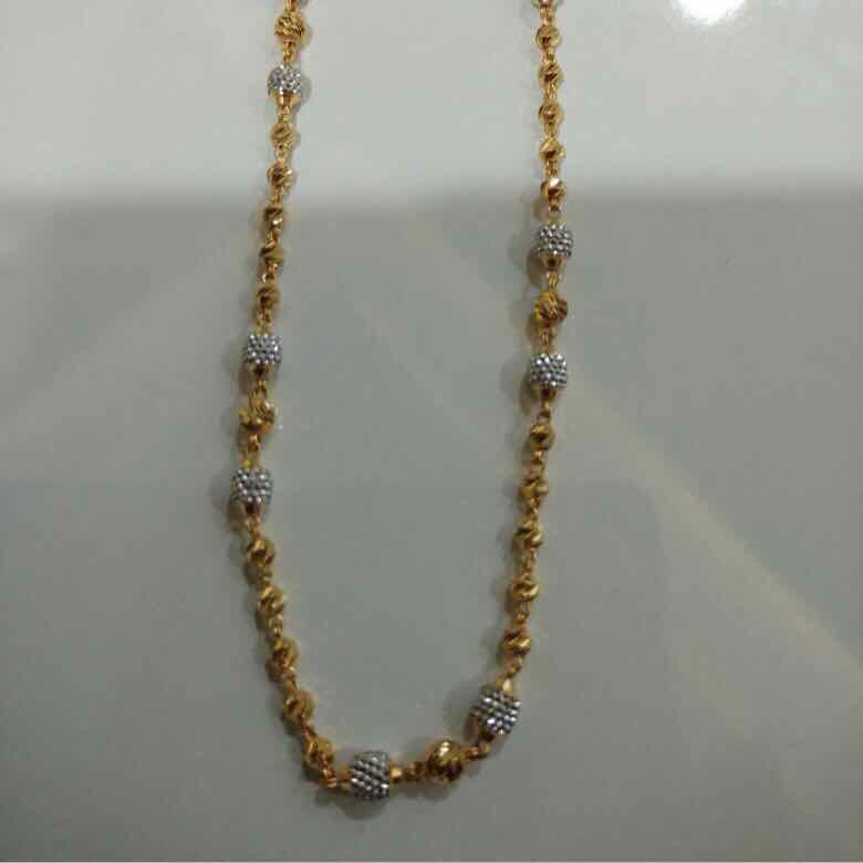 22K gold Indian Vertical Modern Mala