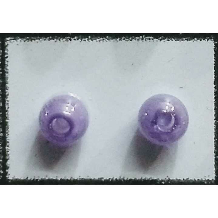 CZ Beads Purple Oval Cut