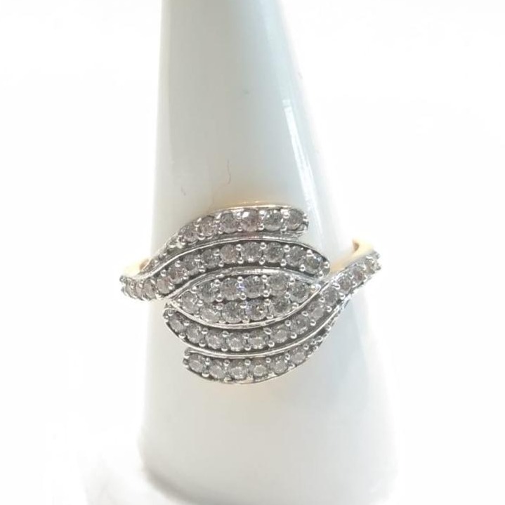 Silver classic design hallmark ring