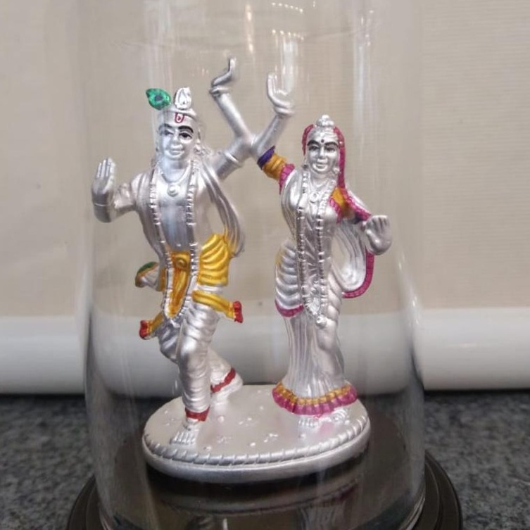 Silver New Stylish Design Hallmark Radha Kishan Murti