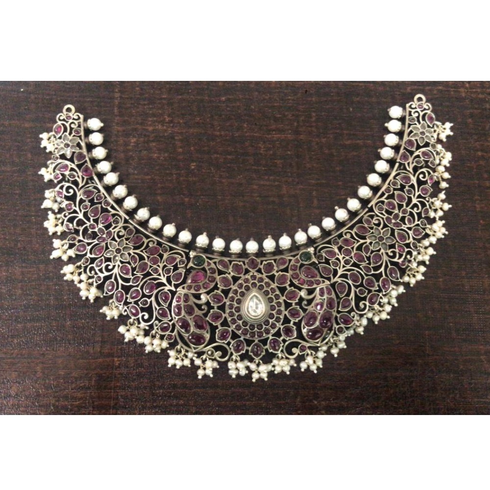 925 silver Designer Choker Necklace VJ-N004