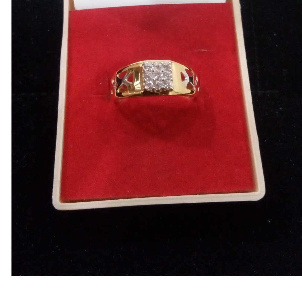 22K/916 Gold CZ Exclusive Ring