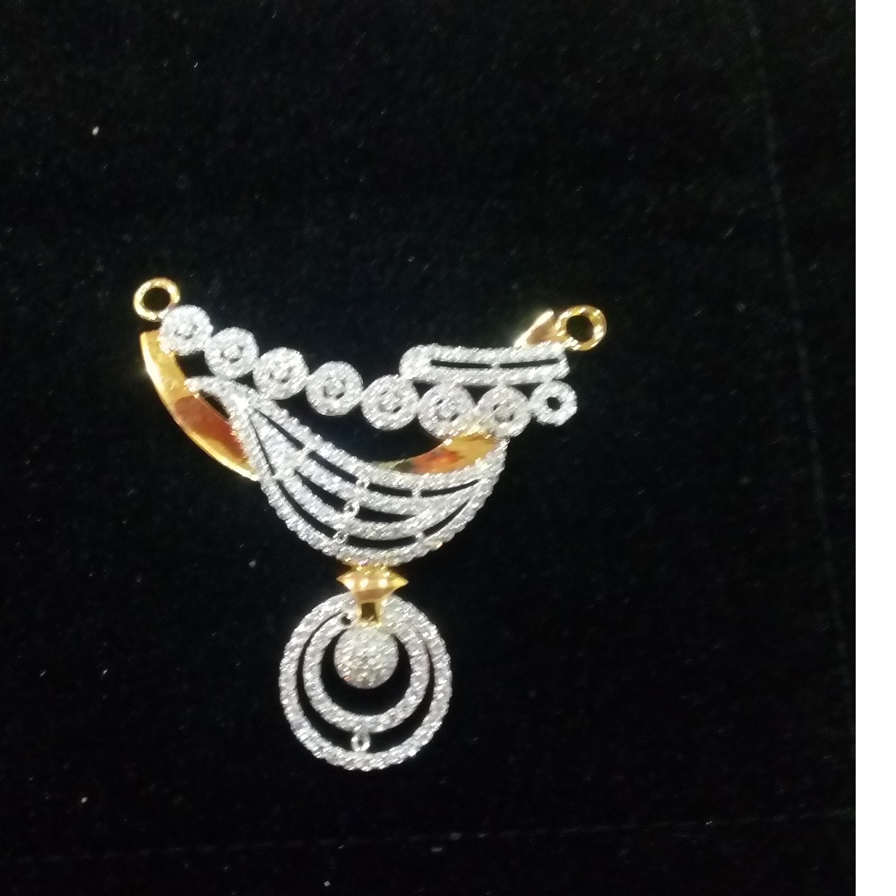 22K/916 Gold CZ Ladies pendant