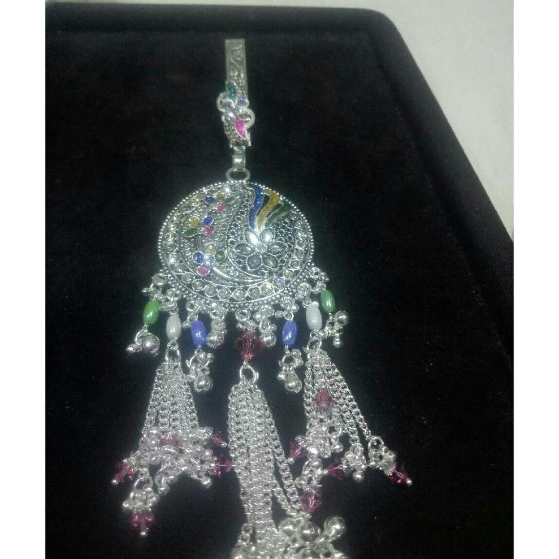 Silver Satka Oxidised Juda