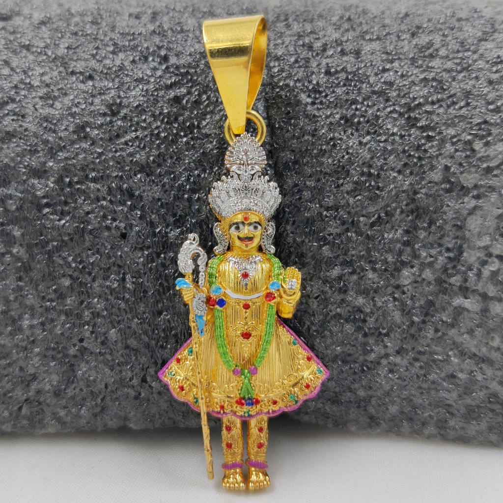 916 Gold Fancy Harikrishna Maharaj Pendant