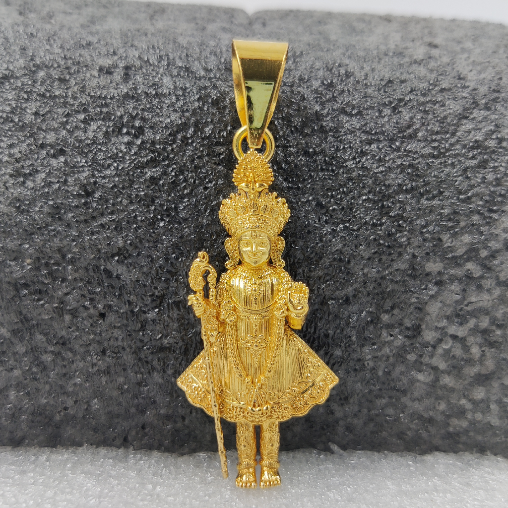 916 Gold Fancy Harikrishna Maharaj Pendant