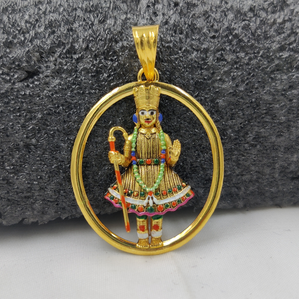 916 Gold Fancy Harikrishna Maharaj Pendant