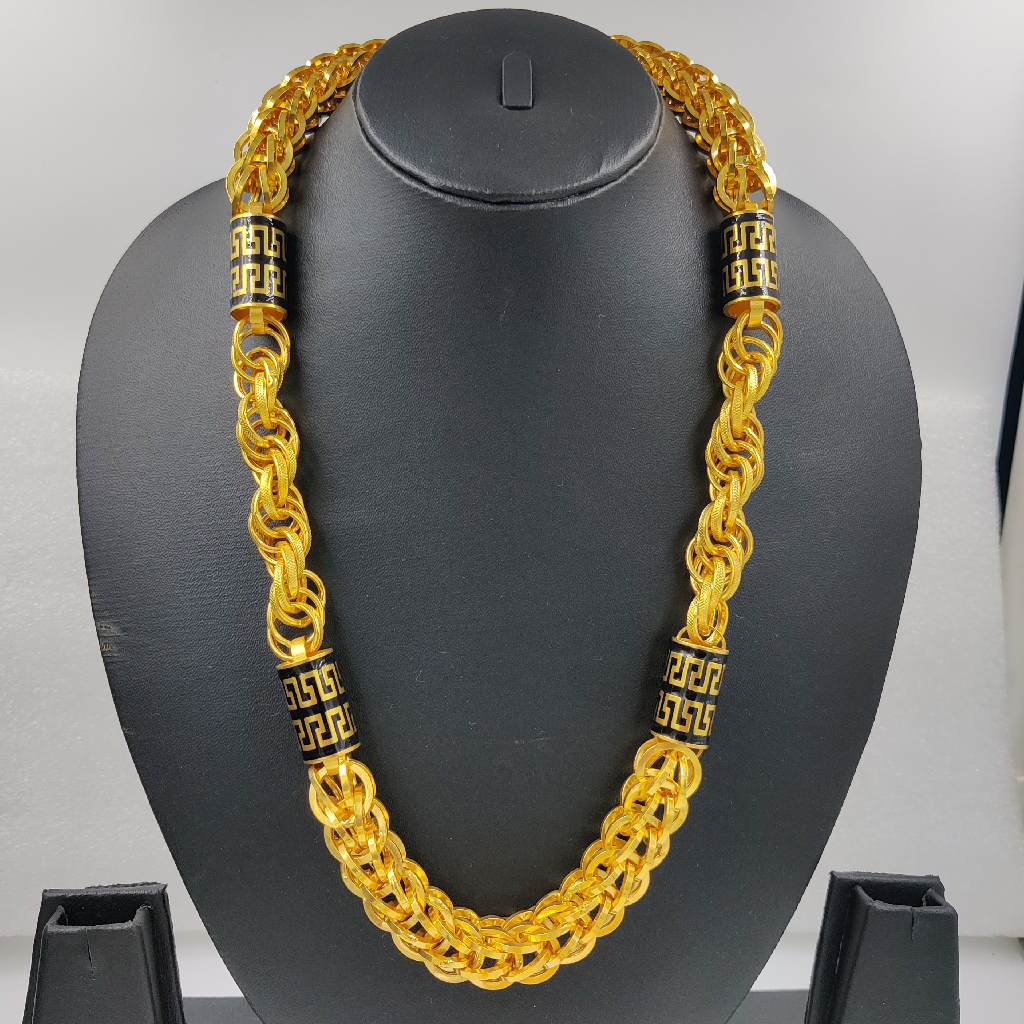 916 Gold Fancy Hollow Chain
