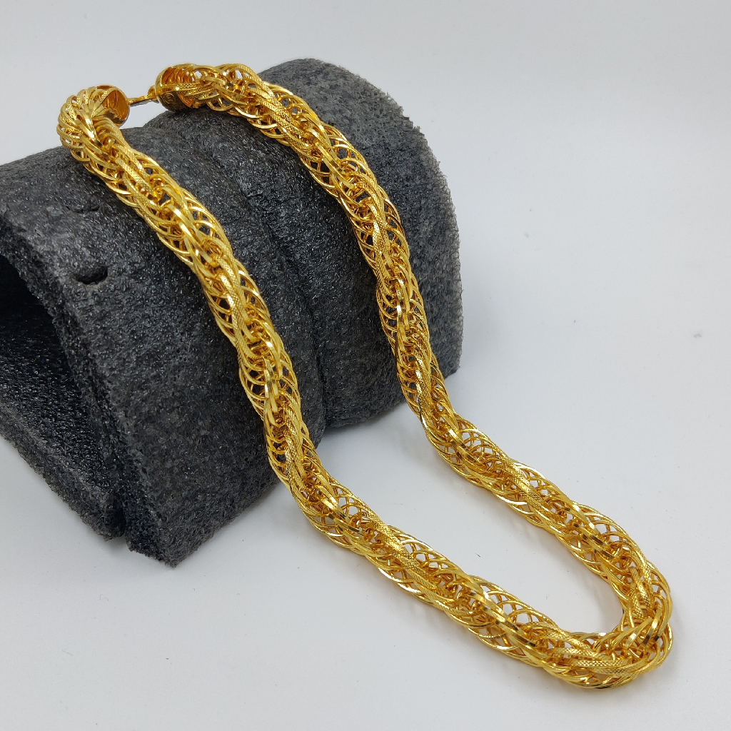 916 gold fancy indo Hollow kadam chain