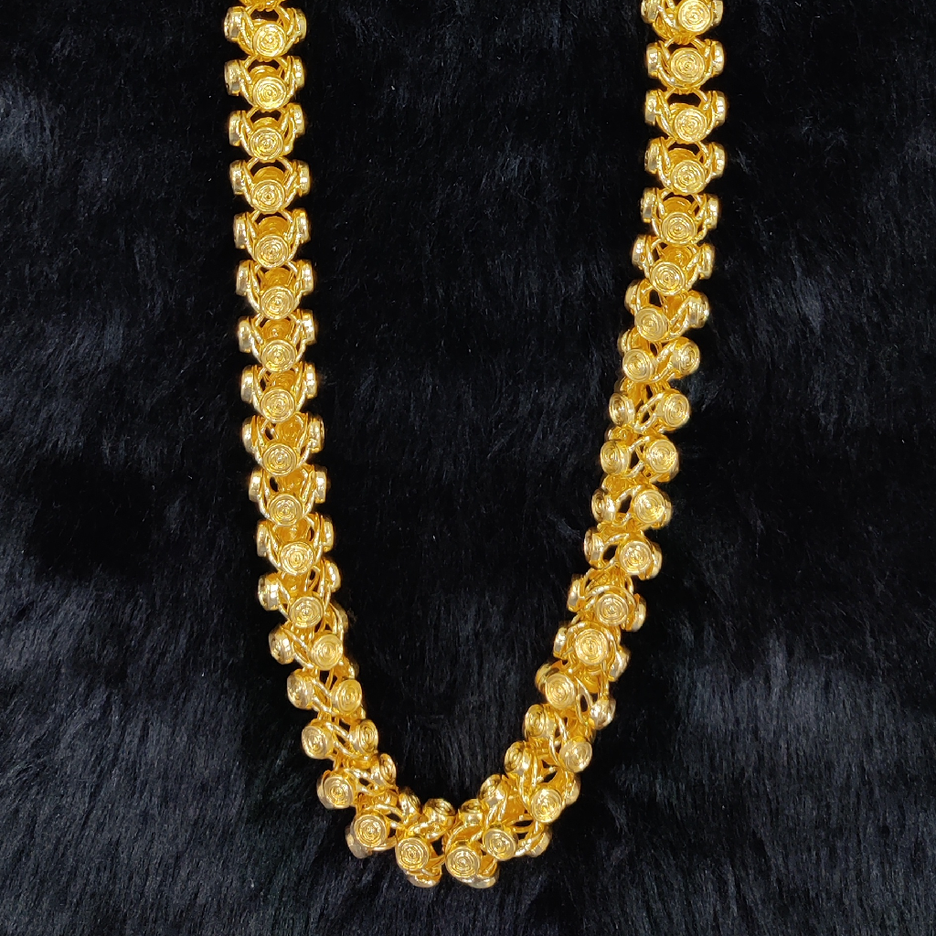 916 Gold Fancy Hollow Chain