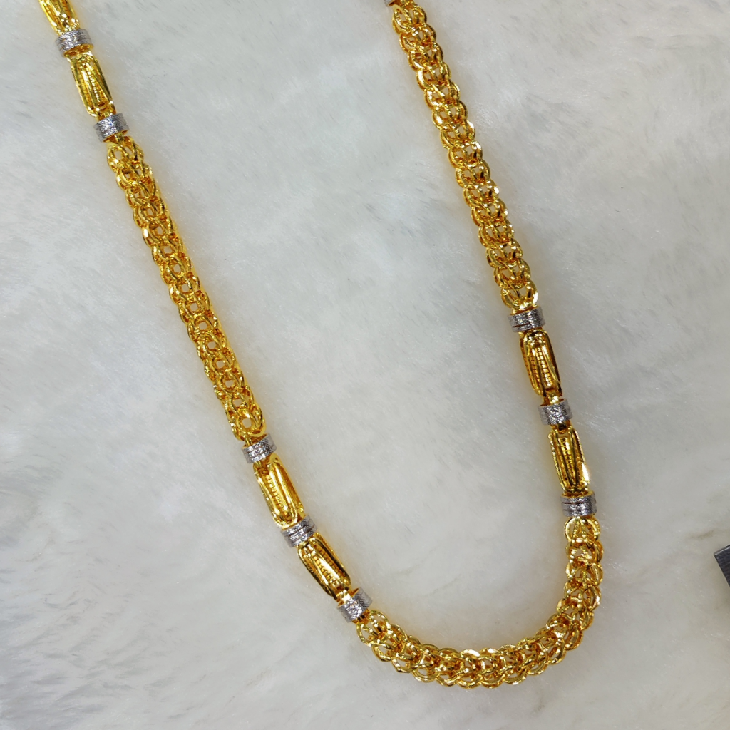 916 Gold Fancy Gent's Indo Italian Chain