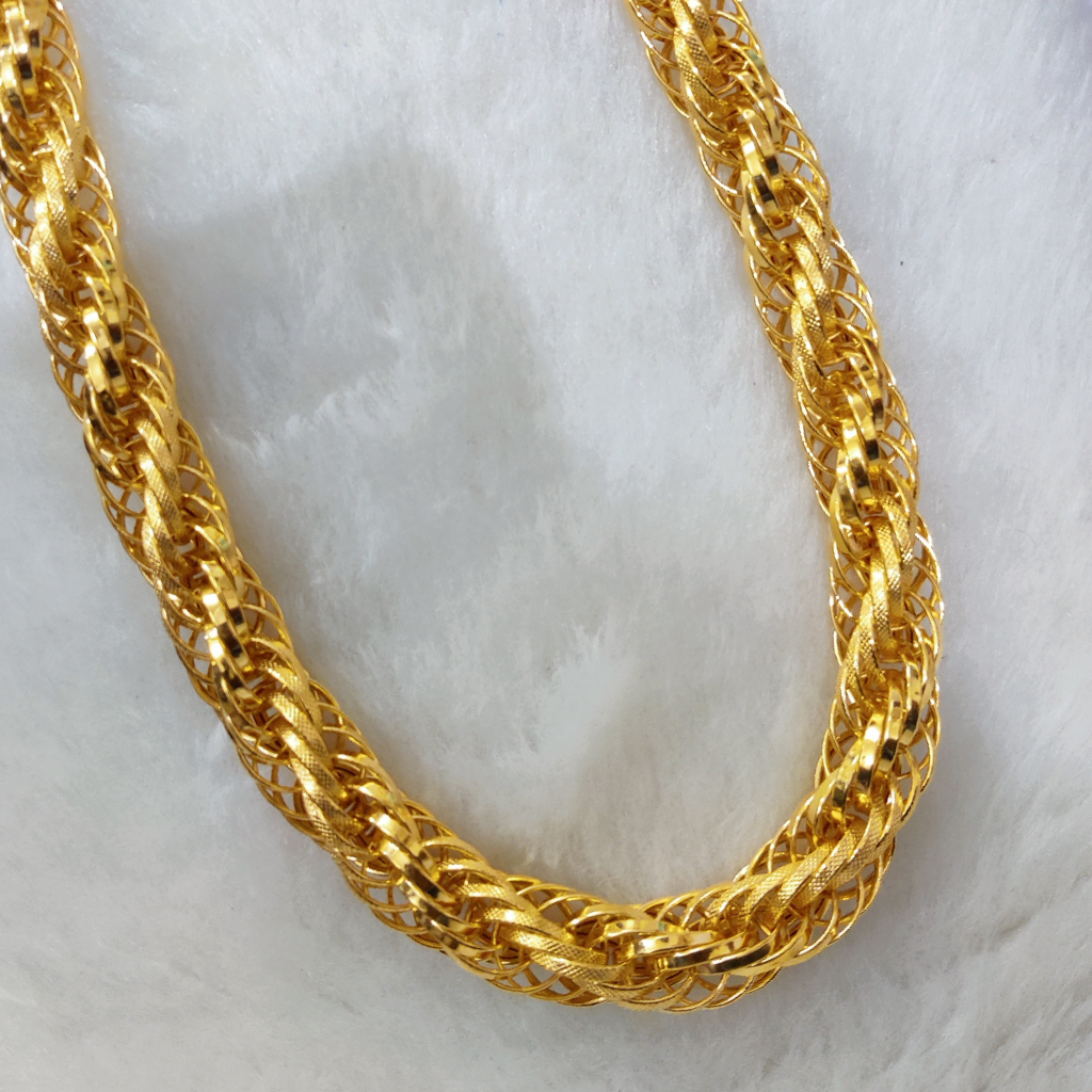 916 Gold Fancy Gent's Kadam Chain