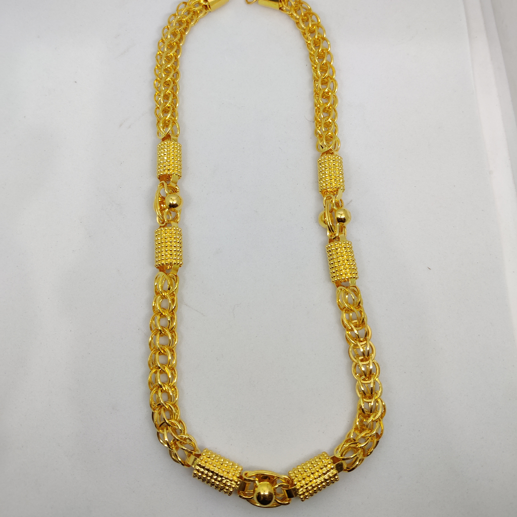 916 Gold Fancy Hollow Chain