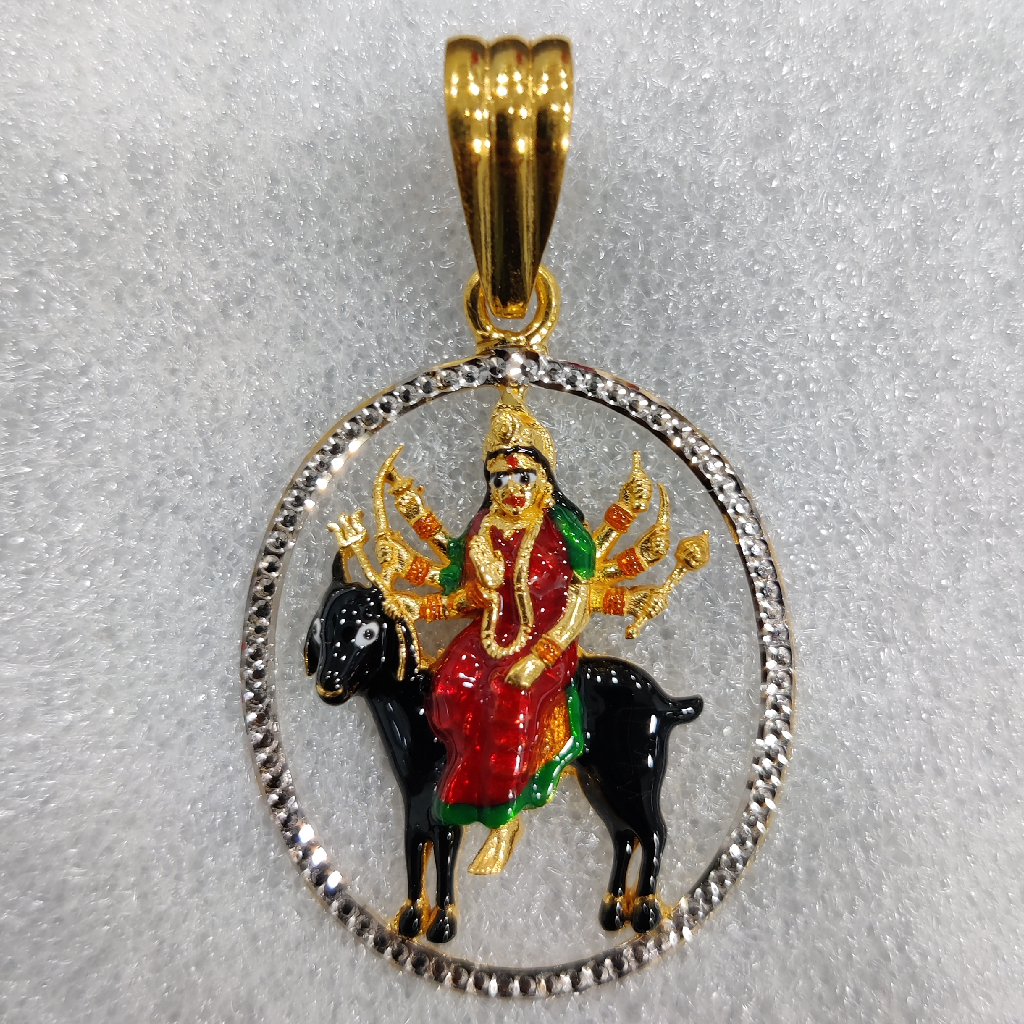 916 Gold Fancy Meladi Maa Pendant