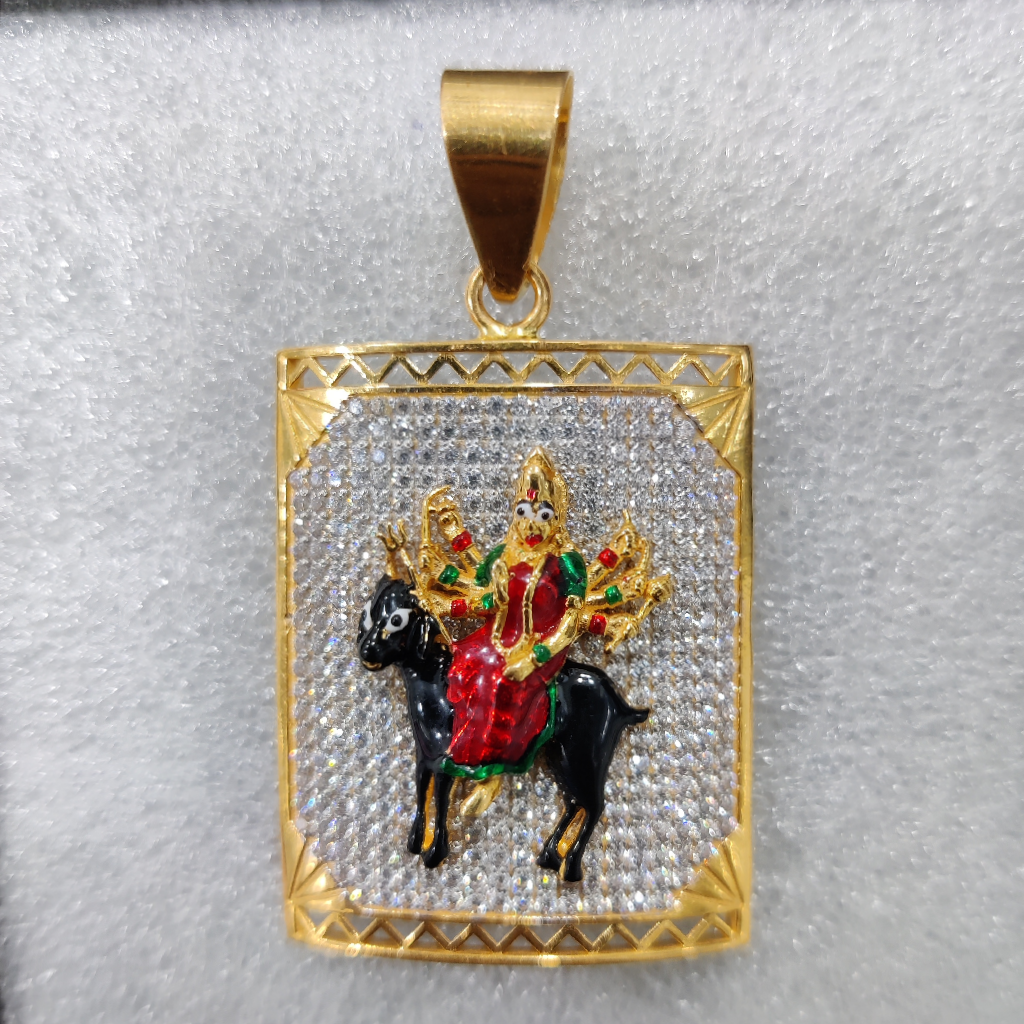 916 Gold Fancy Meladi Maa Pendant