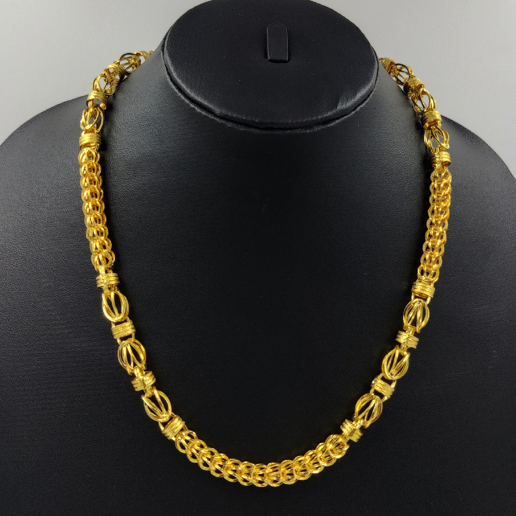 916 Gold Fancy Gent's Indo Italian Chain