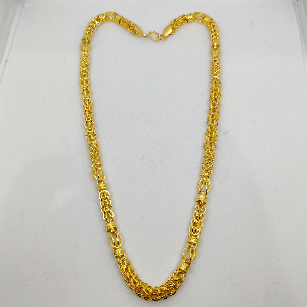 916 Gold Fancy Gent's Indo Italian Chain