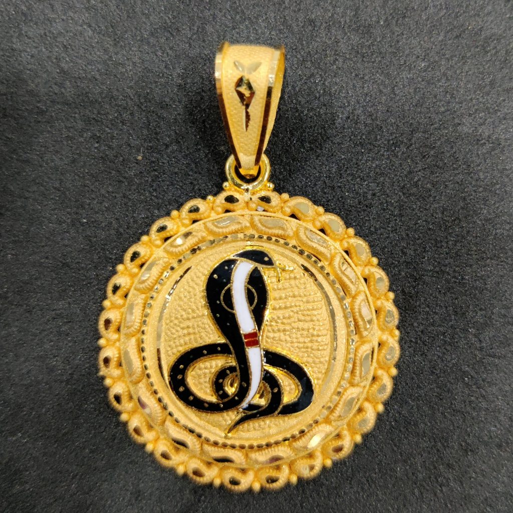 916 Gold Fancy Goga Maharaj Pendant