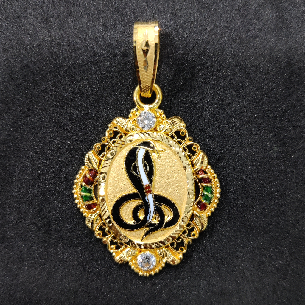 916 Gold Fancy Gent's Goga Maharaj Pendant