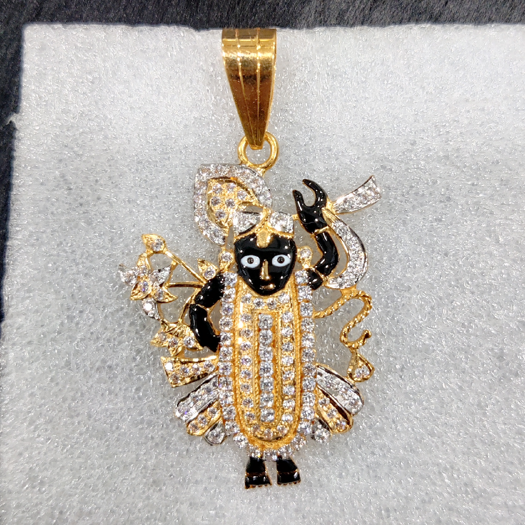 916 Gold Fancy Gent's Shreenathji Pendant