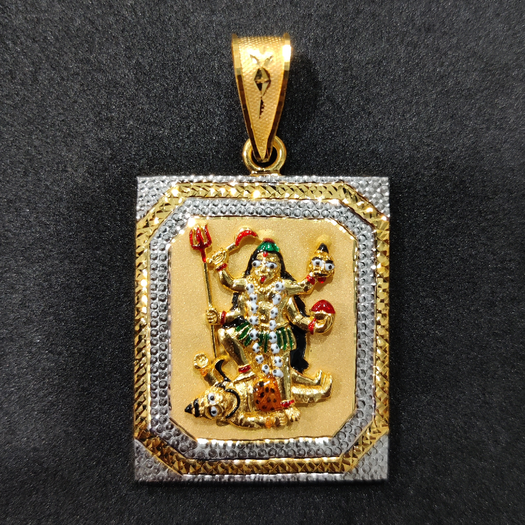 916 Gold Fancy Gent's Mahakali Maa Pendant