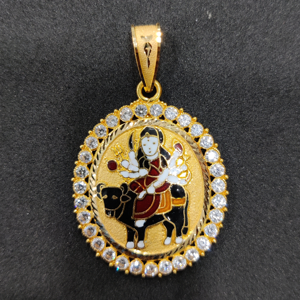 916 Gold Fancy Gent's Verai Maa Pendant