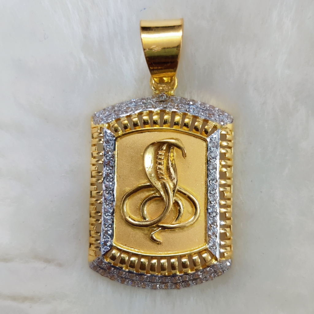 916 Gold Fancy Gent's Goga Maharaj Pendant