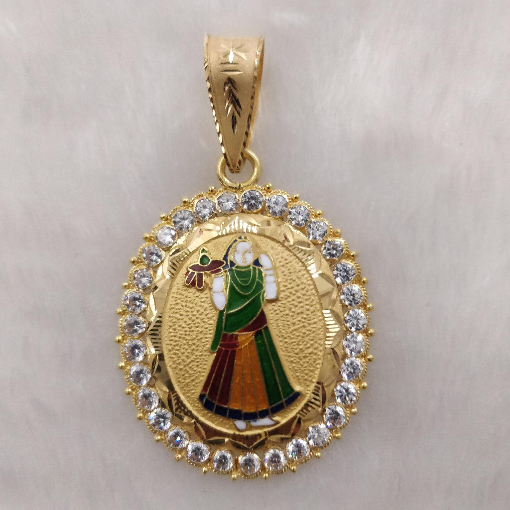 916 Gold Fancy Bhatiyani/Majisa Maa Pendant