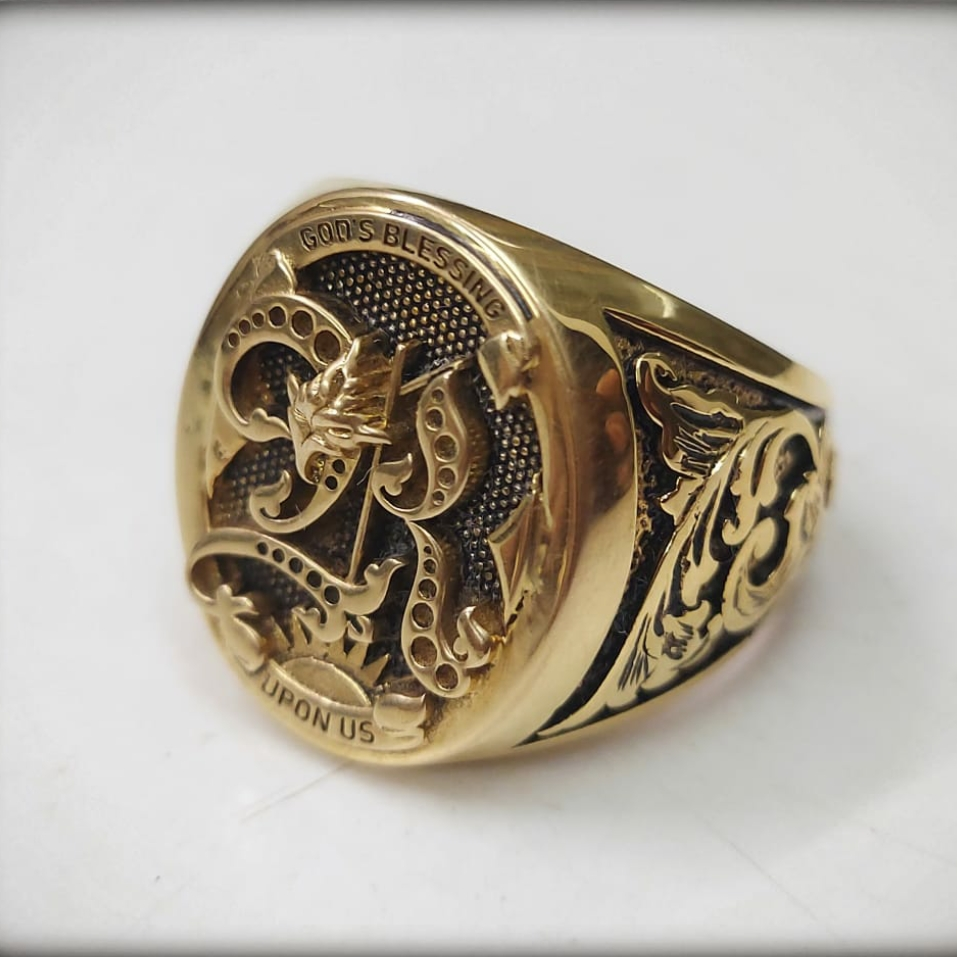 916 Gold Fancy Customised Ring