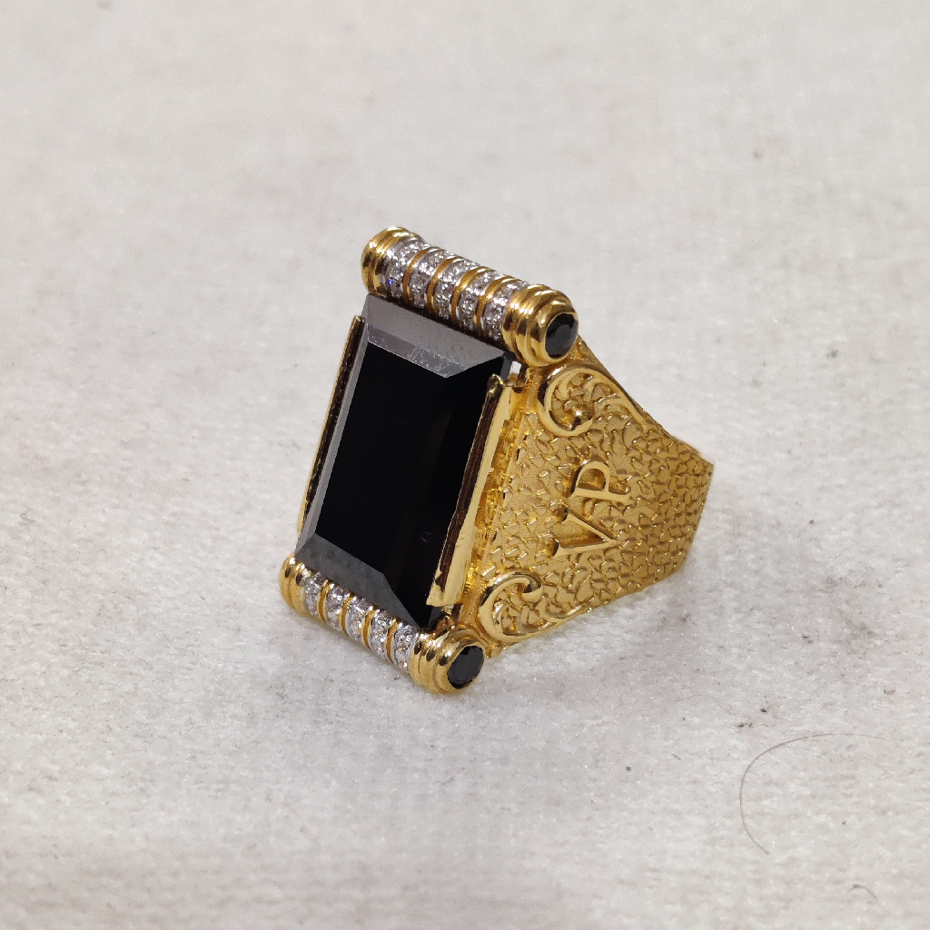 916 Gold Fancy Gent's Ring