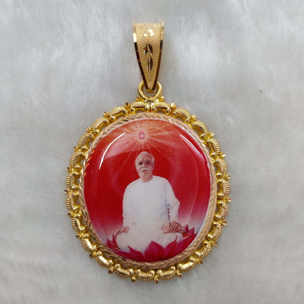 916 Gold Fancy Gent's Brahma Baba Photo Mina Pandal