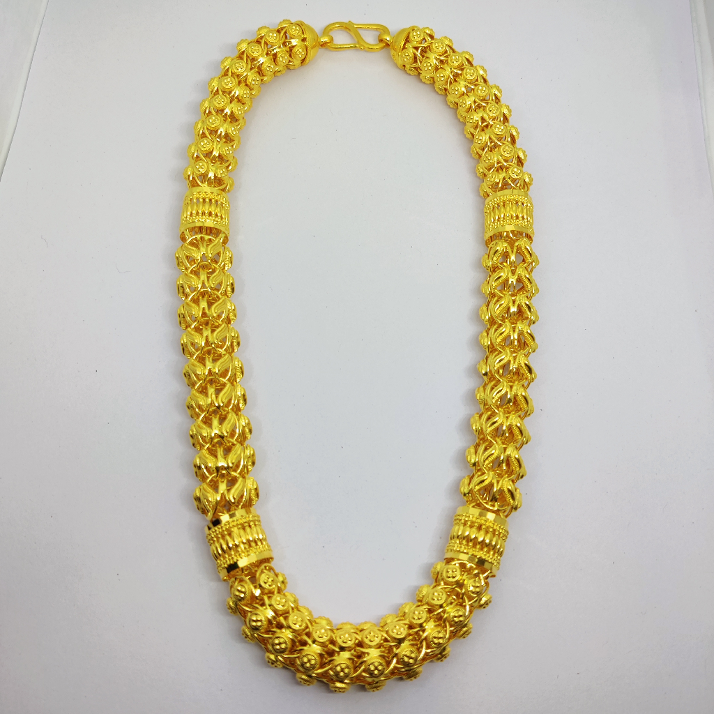 916 Gold Fancy Gent's Super Hollow Chain