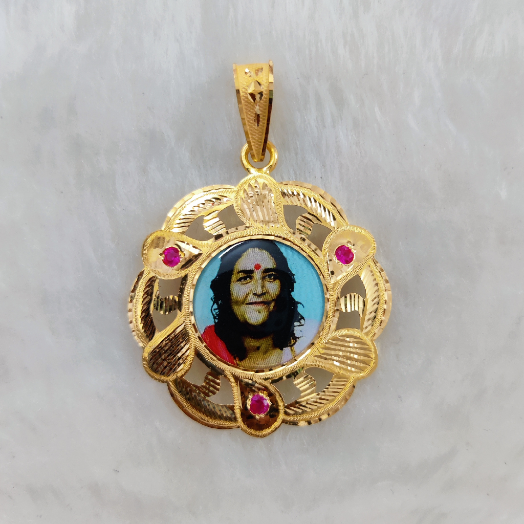916 Gold Fancy Gent's Sonal maa Photo Mina pandal