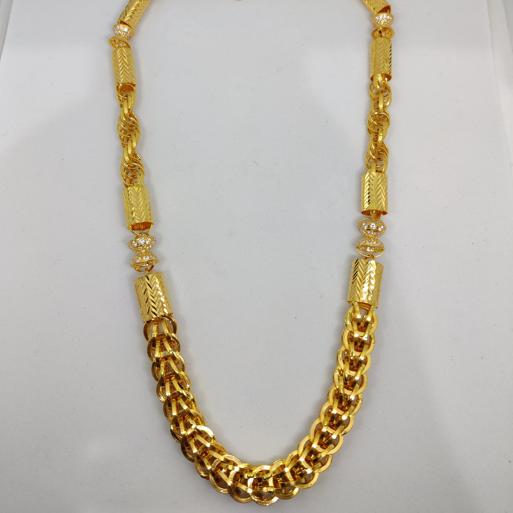 916 Gold Fancy Gent's Chain
