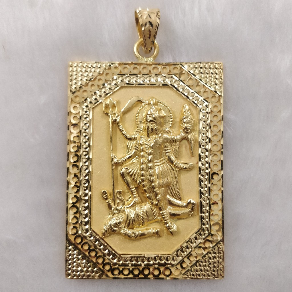 916 Gold Fancy Gent's Mahakali Maa Pendant