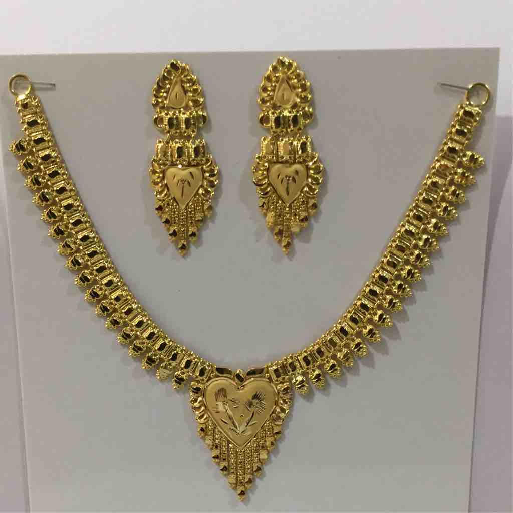 22K/916 Gold Fancy Necklace set (w.4.25)
