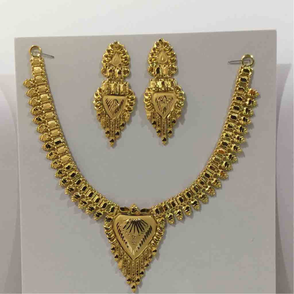 22K/916 Gold fancy necklace set