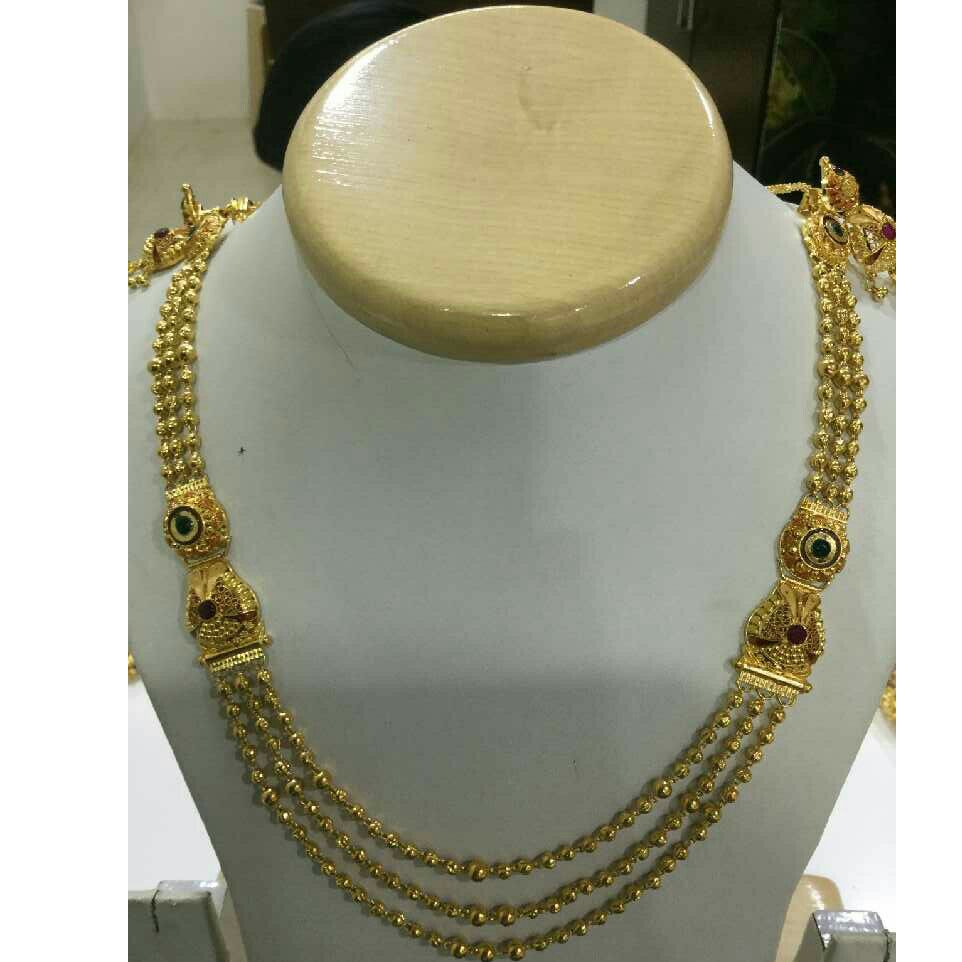 22K/916 Gold Modern Ladies Mug Mala