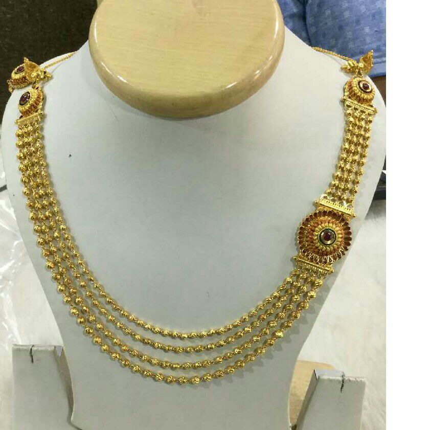 22K/916 Gold Designer Mug Mala