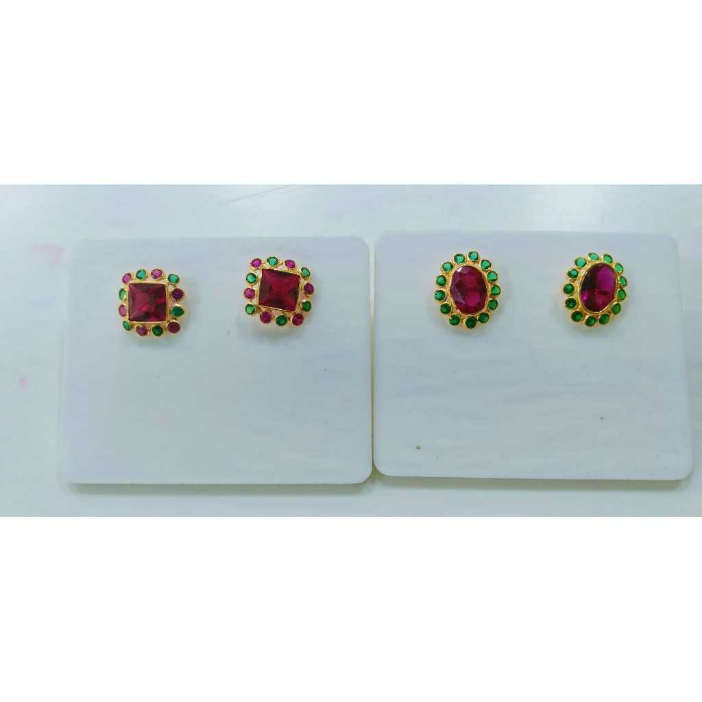 Gold Color stone Earring