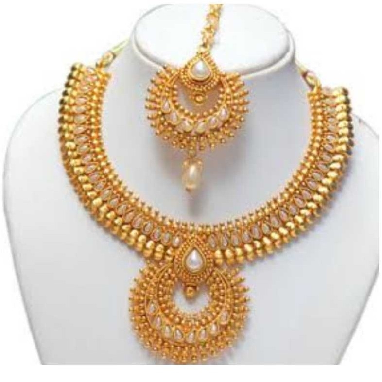 22KT Gold Ladies Necklace Set