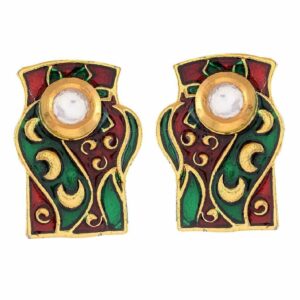 Antique Ladies Brass Earring