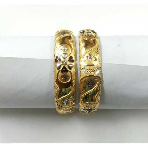 22KT Designer Gold Ladies Bangle