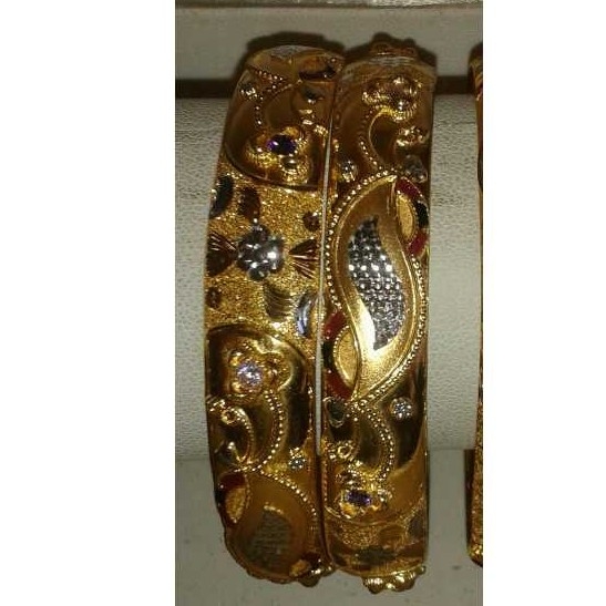22KT Gold Designer Ladies Bangle
