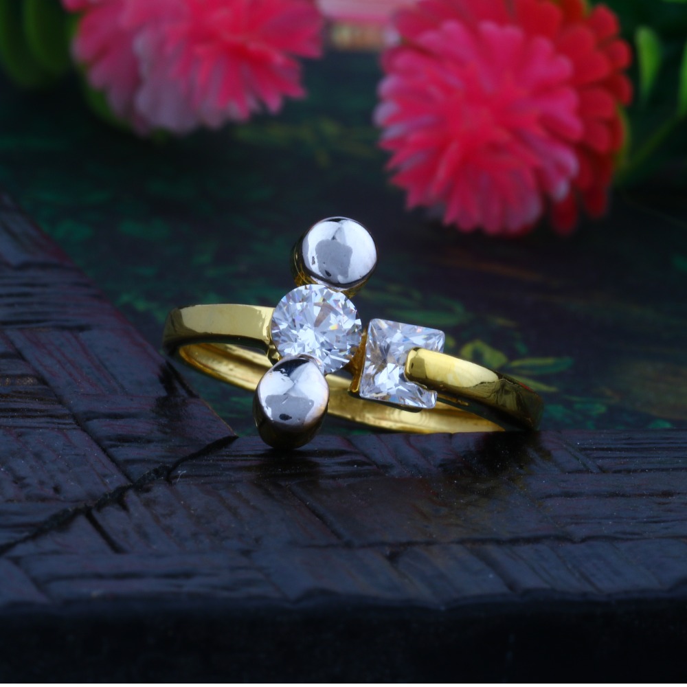 916 Gold Engagement Solitaire Diamond Ring JJLR-008