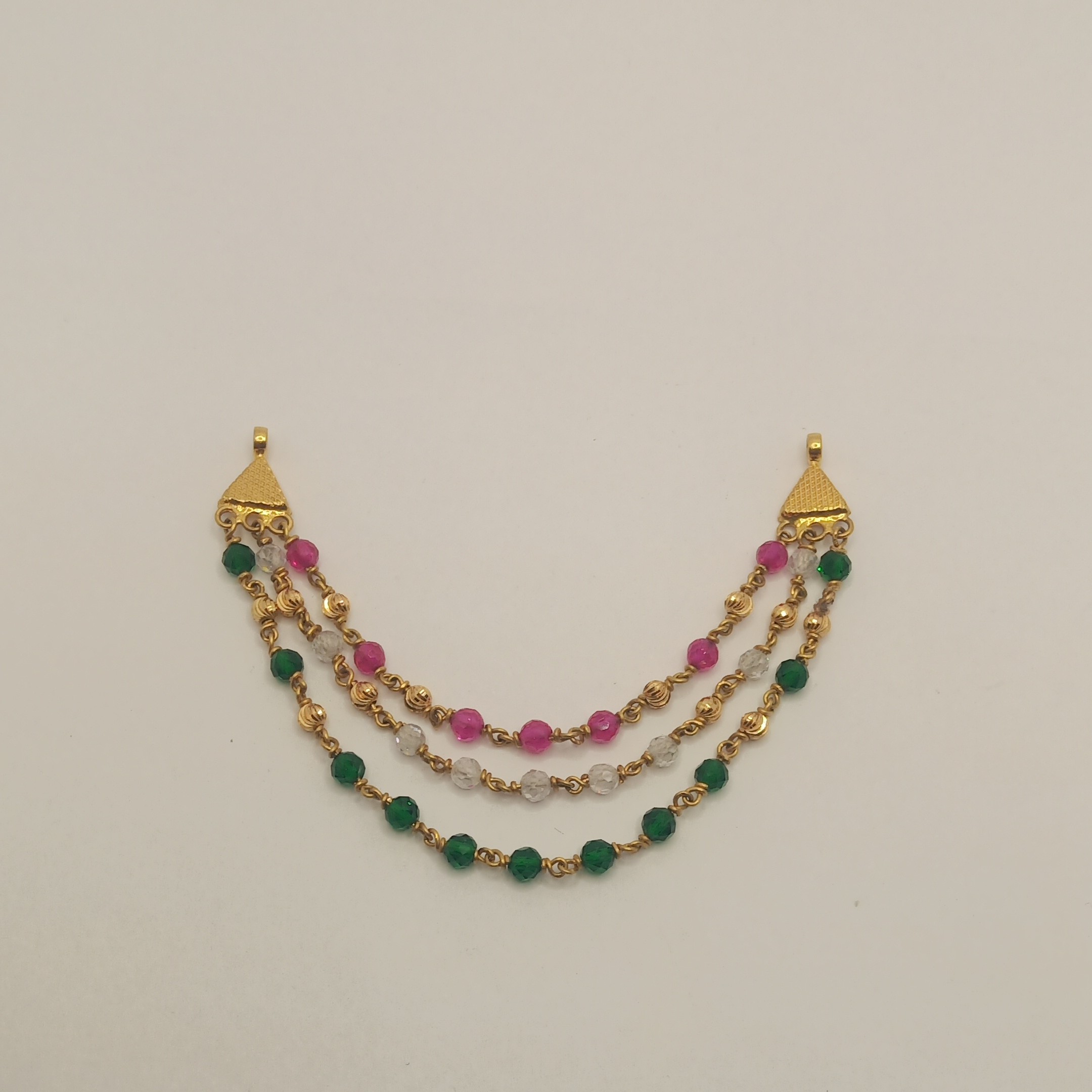 916 Gold 3 Layer Mala
