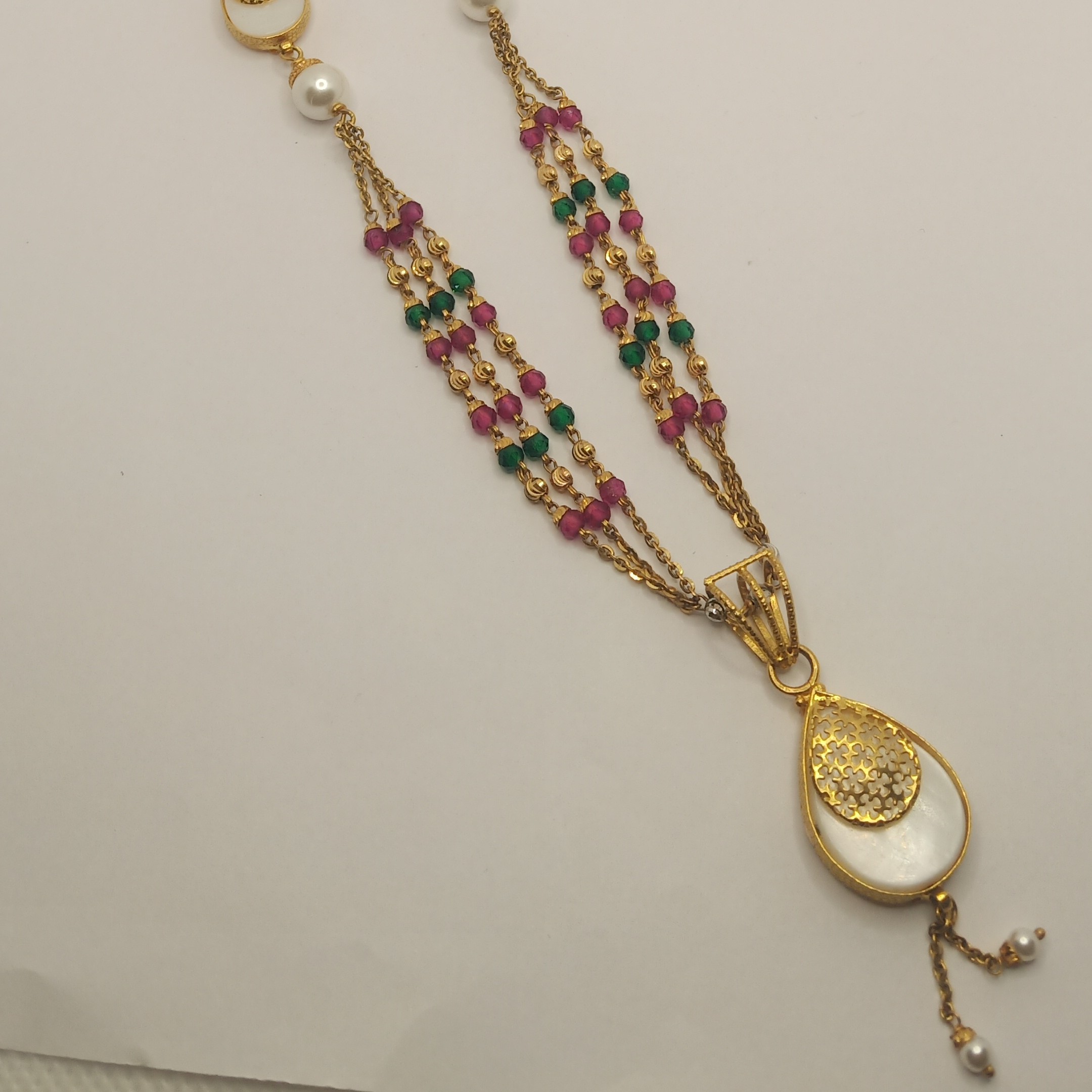 916 Gold Stylish Mala