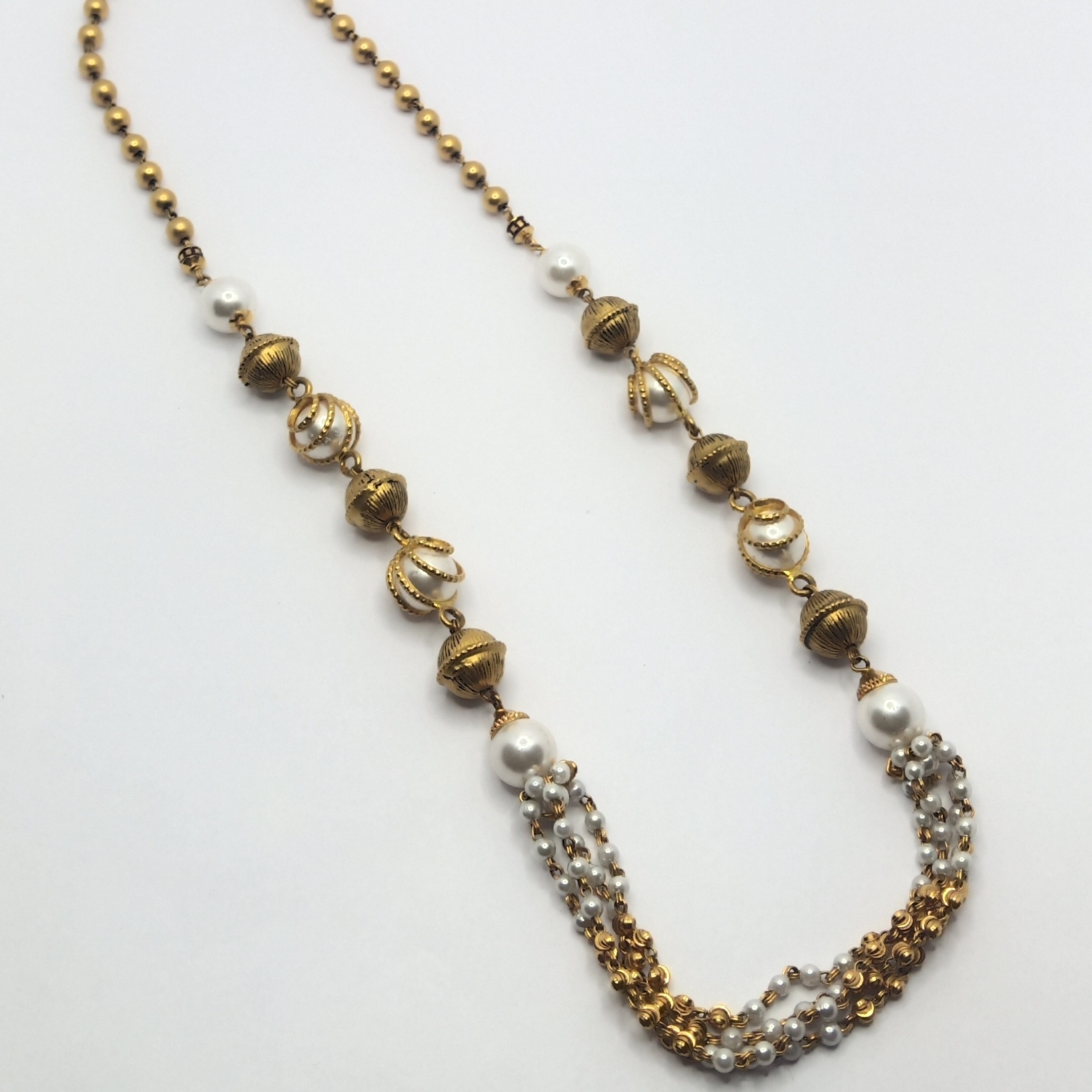 916 Gold Antique Beads Mala
